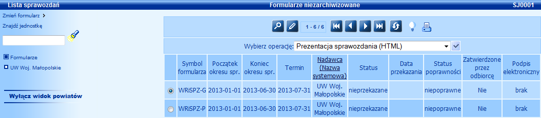 lista sprawozdan_WRIPZ