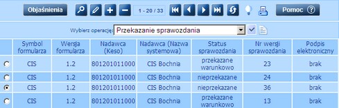 lista sprawozdan_przekazanie